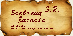 Srebrena Rajačić vizit kartica